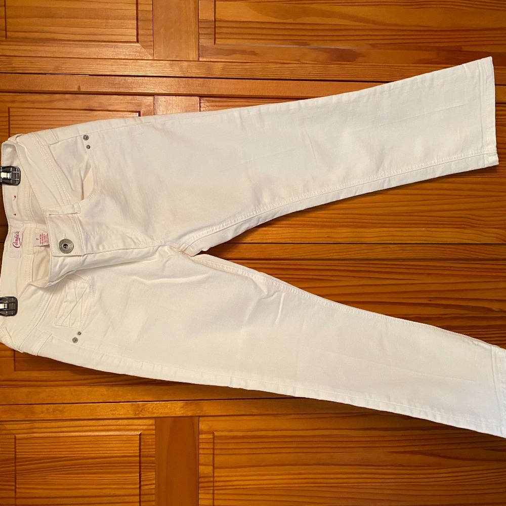 White Cropped Jeans